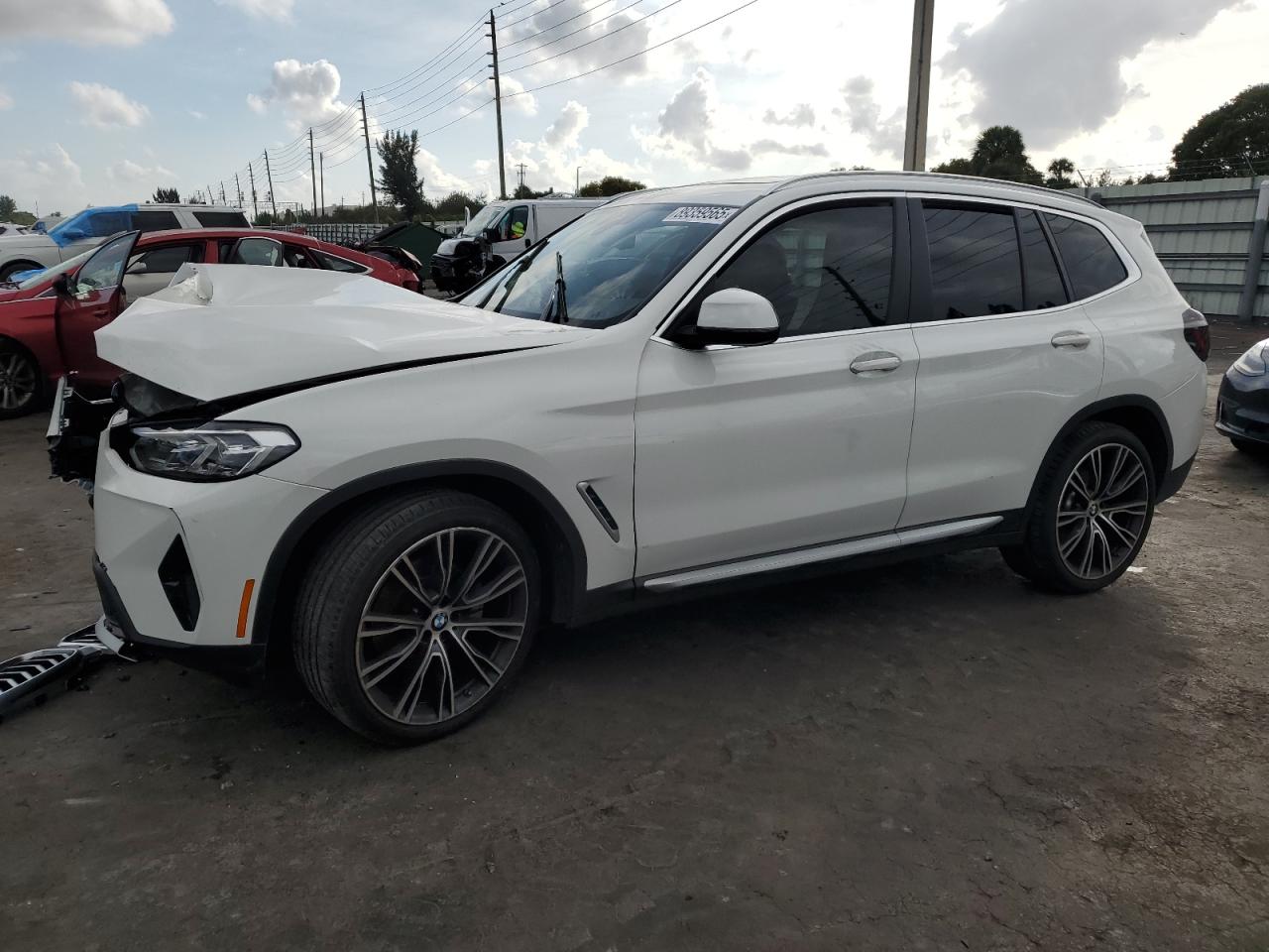 2022 BMW X3 VIN 5UX43DP04N9M06645
