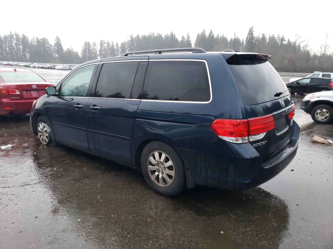2010 Honda Odyssey VIN 5FNRL3H61AB036386 Copart auction photo, front end / side damage thumbnail 2