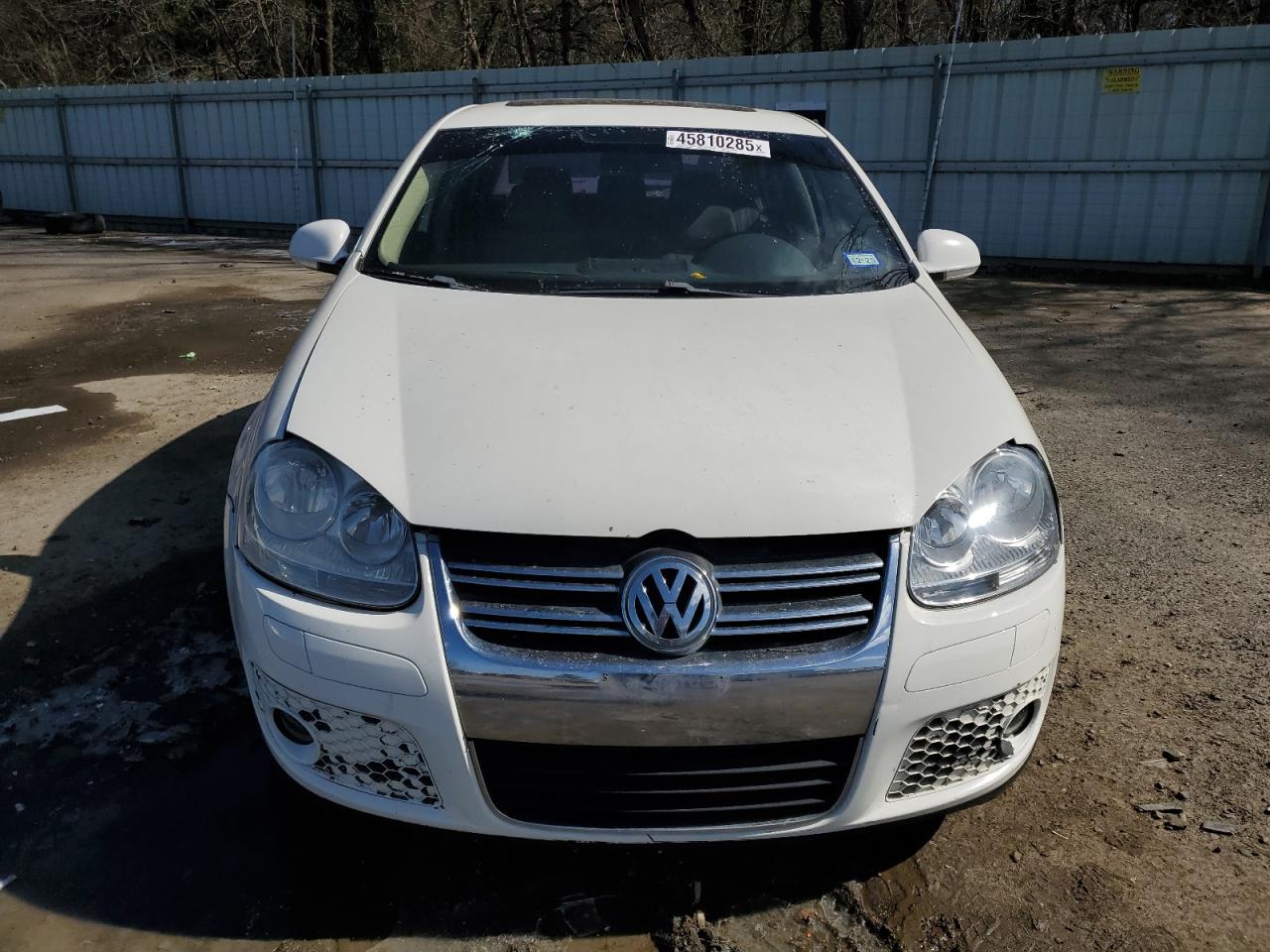 2008 Volkswagen Jetta VIN 3VWRM71K48M154561 Copart auction photo, top/roof damage thumbnail 5
