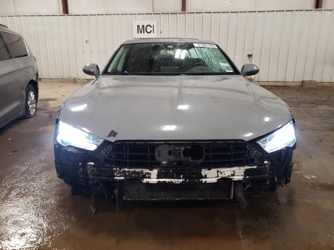 2016 Audi A7 VIN WAU2GAFC8GN042065 Copart auction photo, front end / side damage thumbnail 5