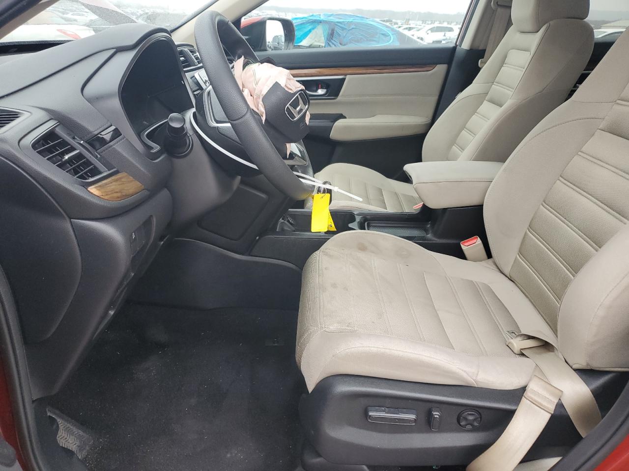 2019 Honda CR-V VIN 5J6RW1H52KL000783 Copart auction photo, front end / side damage thumbnail 7
