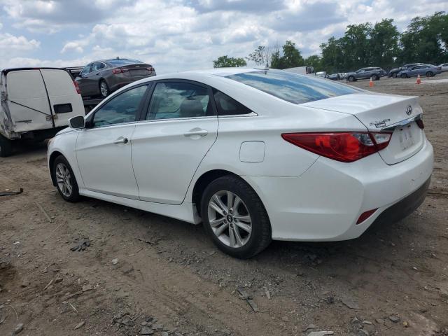 2014 Hyundai Sonata VIN 5NPEB4AC0EH892695 Copart auction photo, vandalism damage thumbnail 2