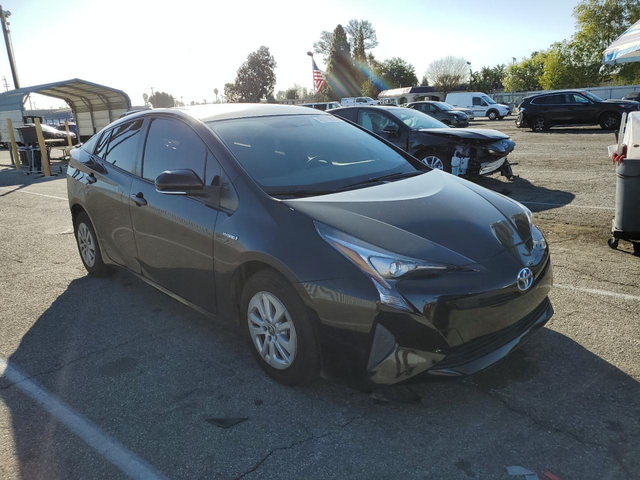 2016 Toyota Prius VIN JTDKBRFU8G3022788 Copart auction photo, rear end / minor dent/scratches damage thumbnail 4