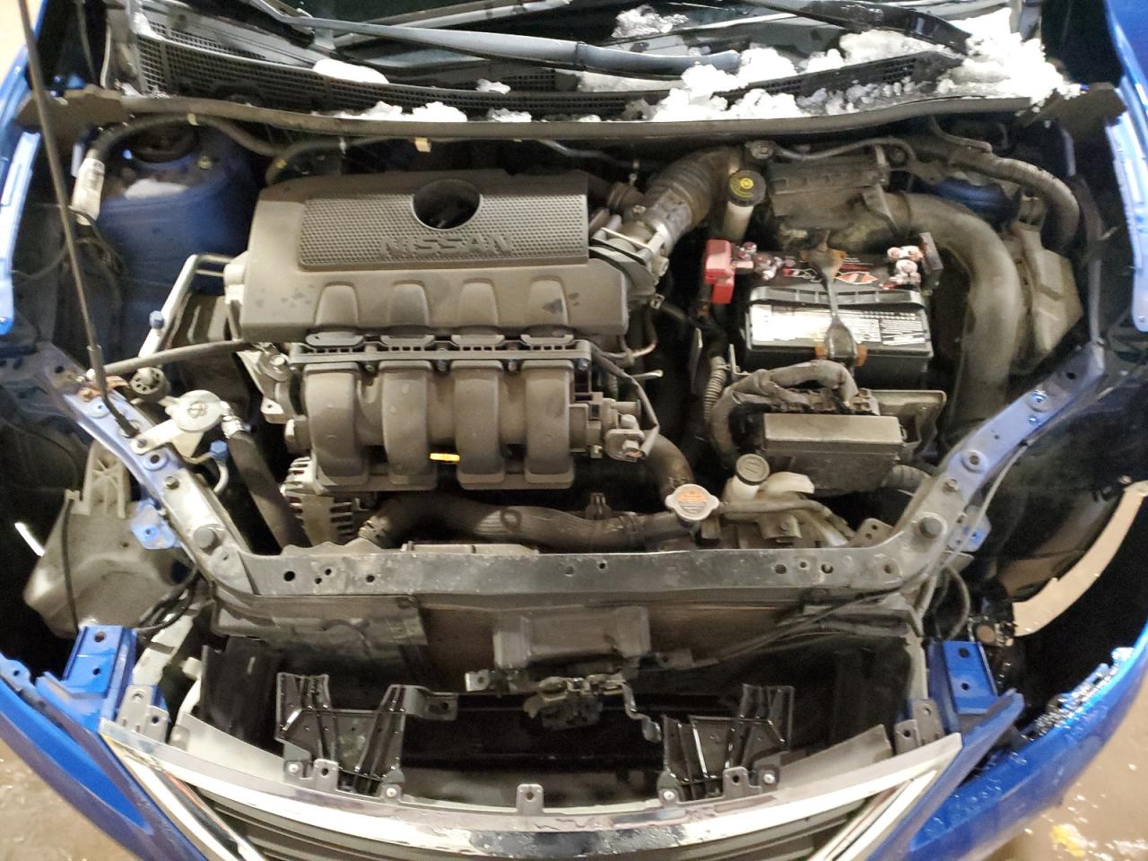 2015 Nissan Sentra VIN 3N1AB7AP0FY333691 Copart auction photo, front end damage thumbnail 11