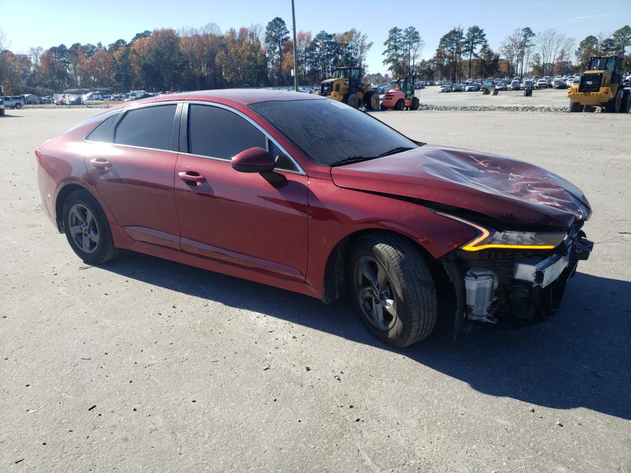 2022 KIA K5 VIN 5XXG24J25NG098240 Copart auction photo, front end damage thumbnail 4