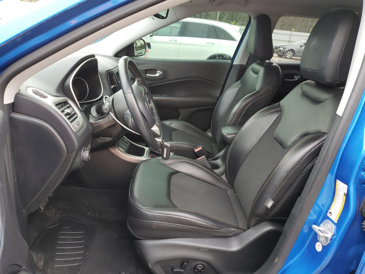 2018 Jeep Compass VIN 3C4NJCBB8JT204827 Copart auction photo, front end damage thumbnail 7