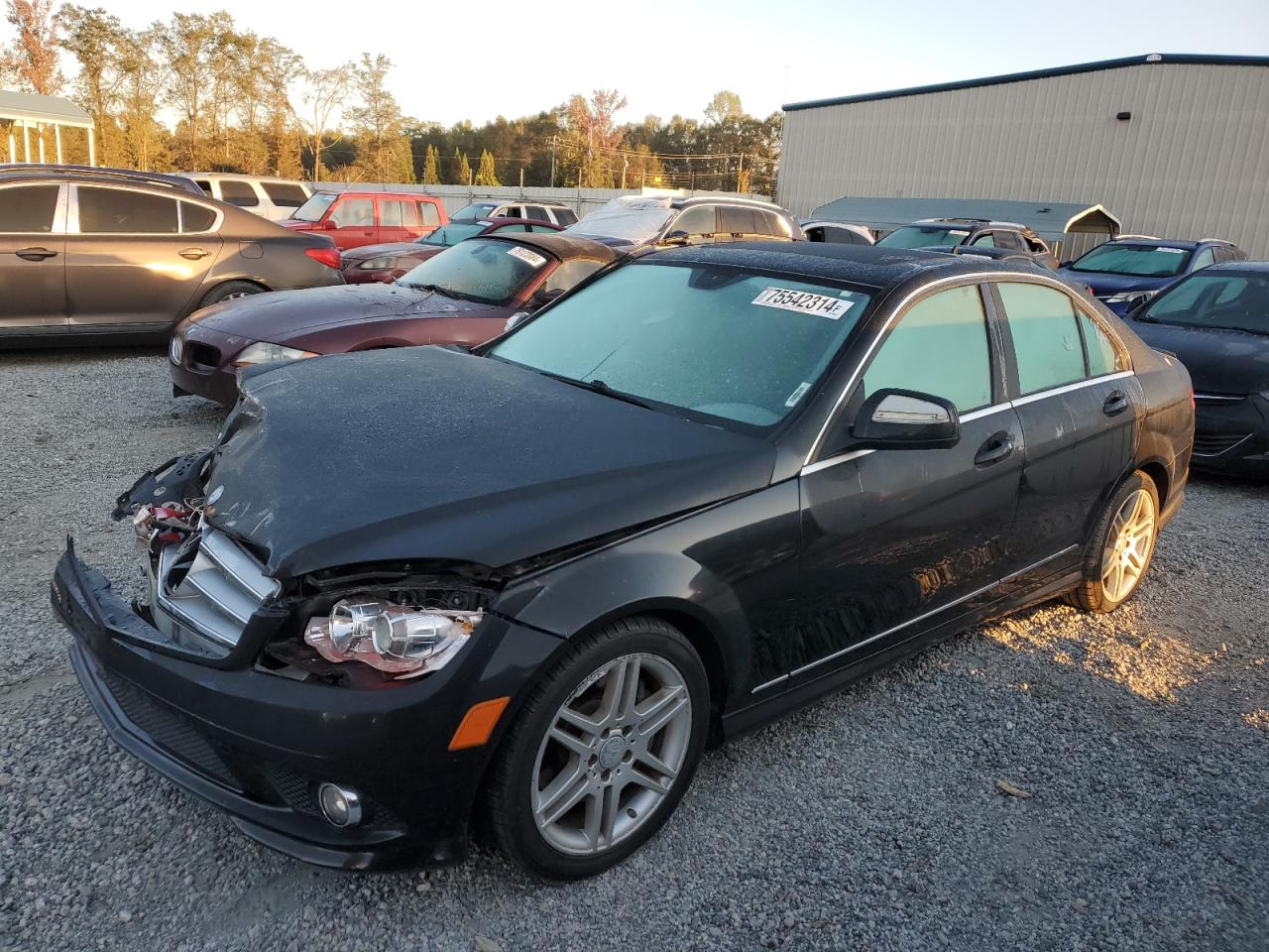 2009 Mercedes-Benz C-klasse VIN WDDGF56X19R057966