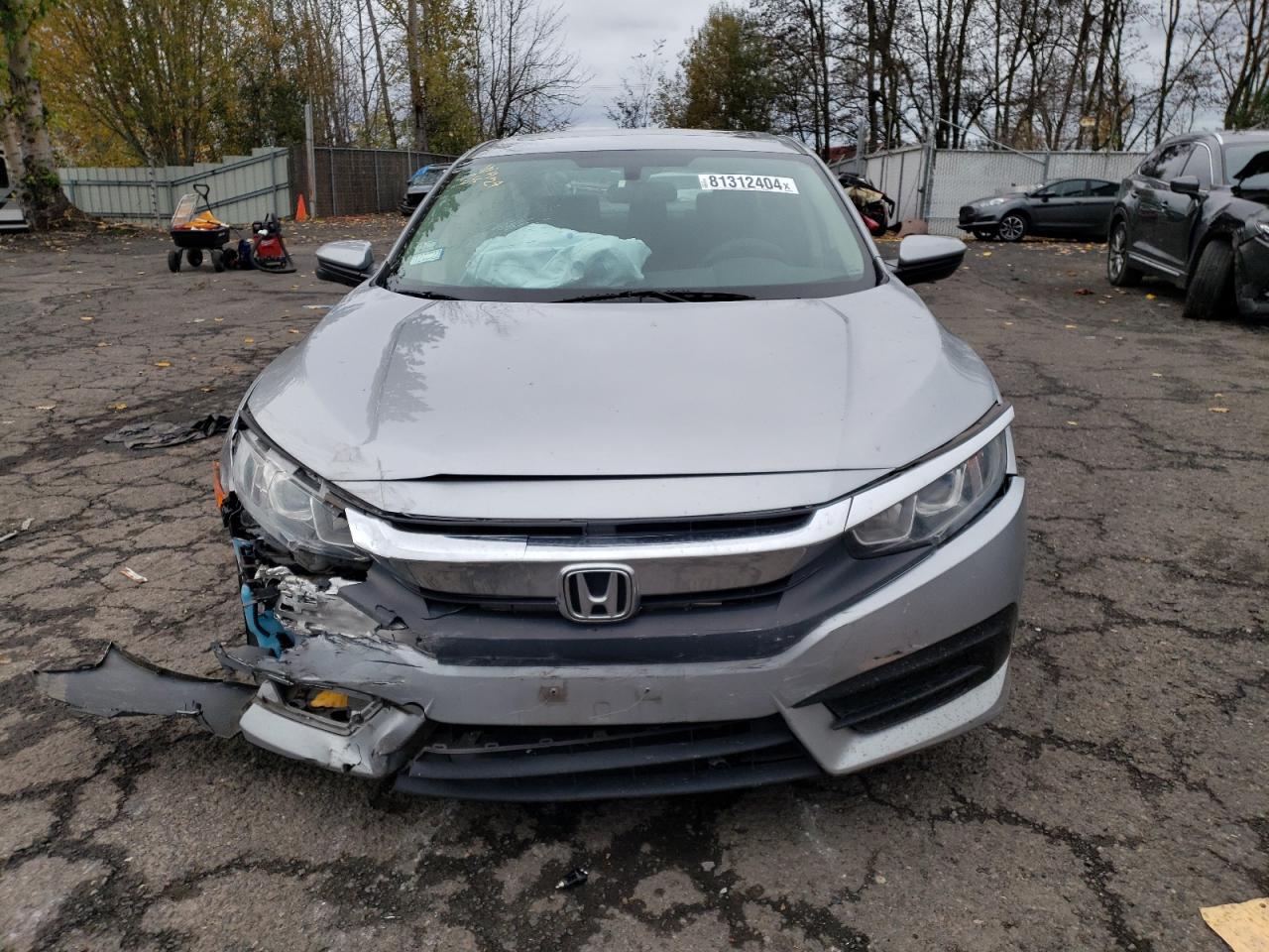 2017 Honda Civic VIN 19XFC2F70HE070232 Copart auction photo, front end damage thumbnail 5