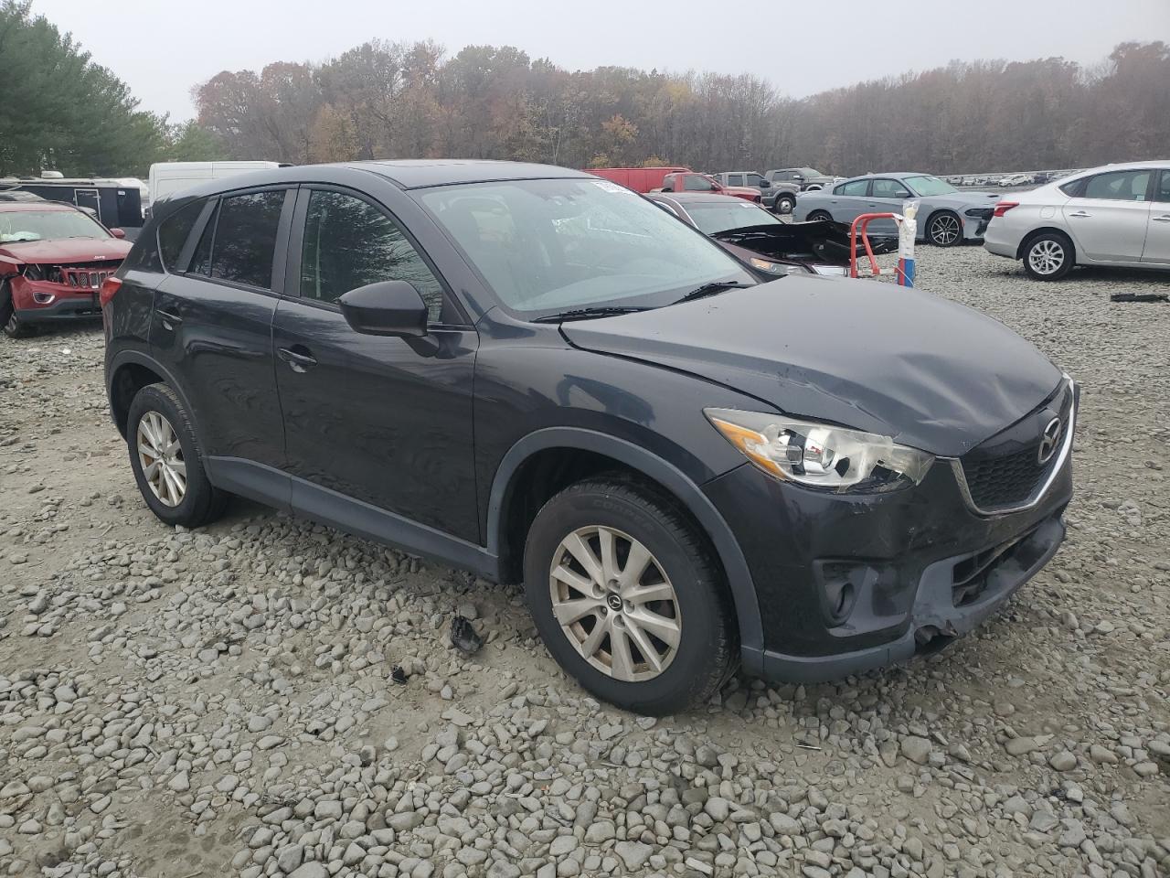 2013 Mazda CX-5 VIN JM3KE2CEXD0150952 Copart auction photo, front end / side damage thumbnail 4