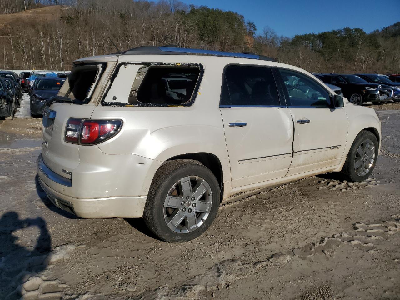 2014 GMC Acadia VIN 1GKKVTKD2EJ319966 Copart auction photo, all over damage thumbnail 3