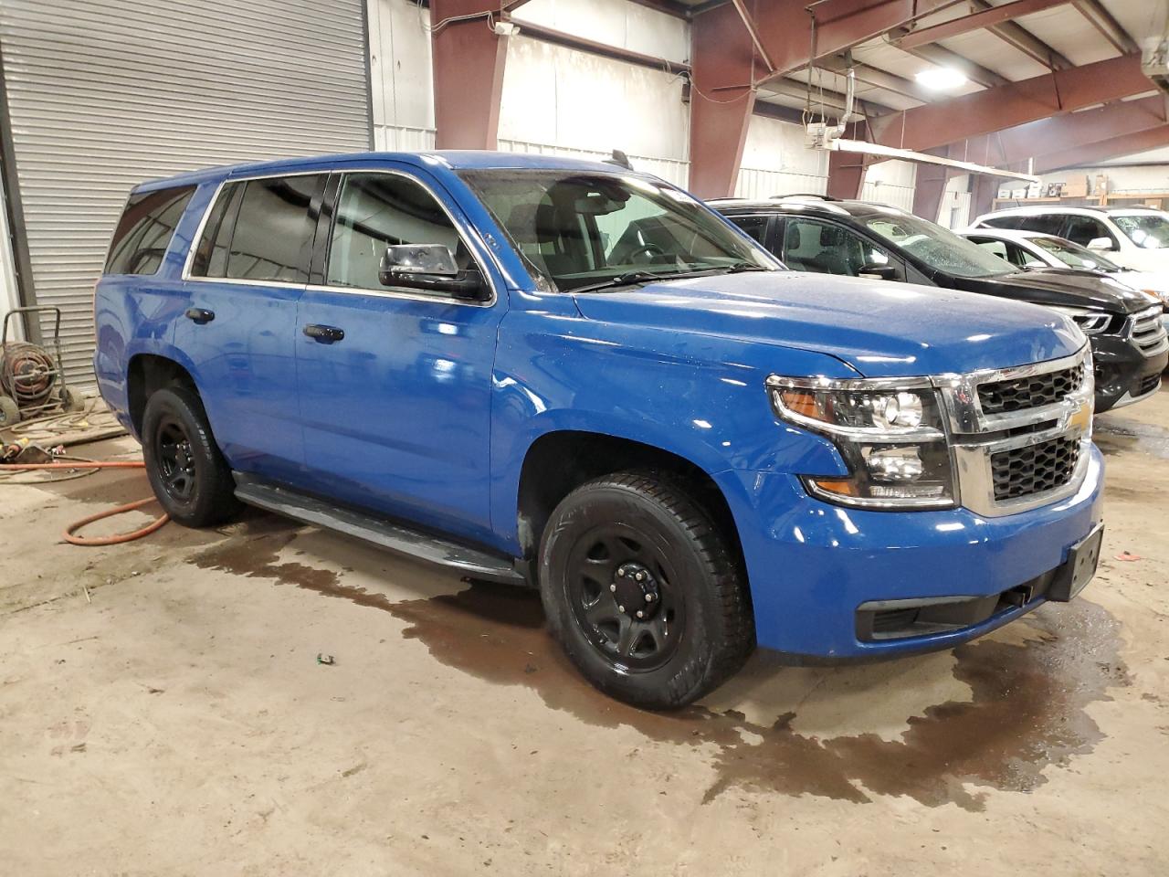 2018 Chevrolet Tahoe VIN 1GNSKDEC3JR317191 Copart auction photo, mechanical damage thumbnail 4