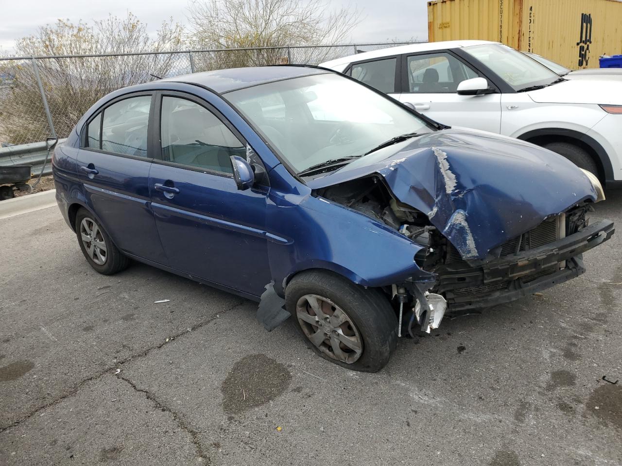 2009 Hyundai Accent VIN KMHCN46C29U369502 Copart auction photo, front end damage thumbnail 4