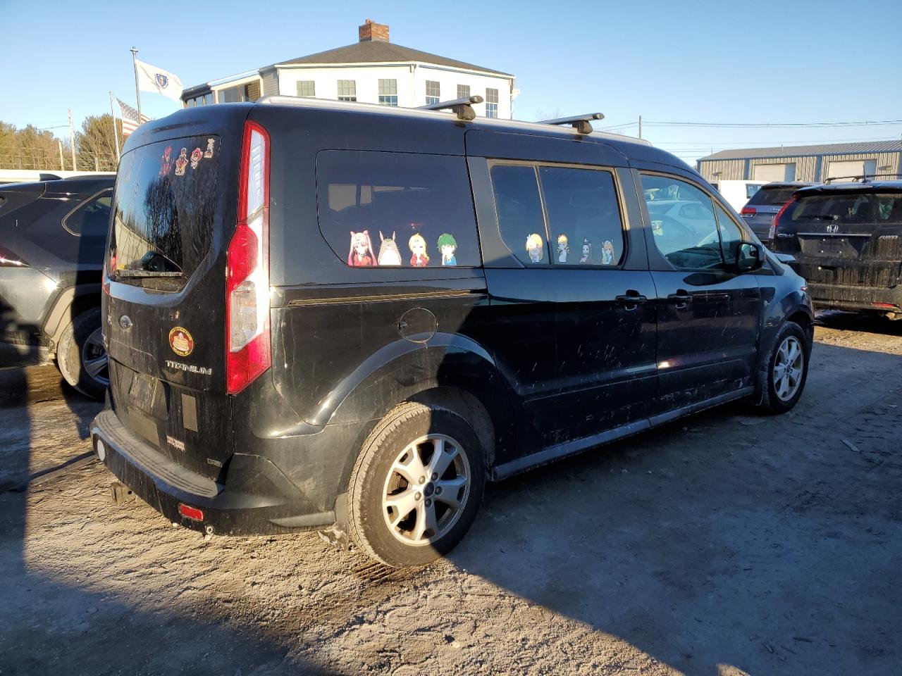 2018 Ford Transit VIN NM0GE9G73J1370231 Copart auction photo, front end damage thumbnail 3