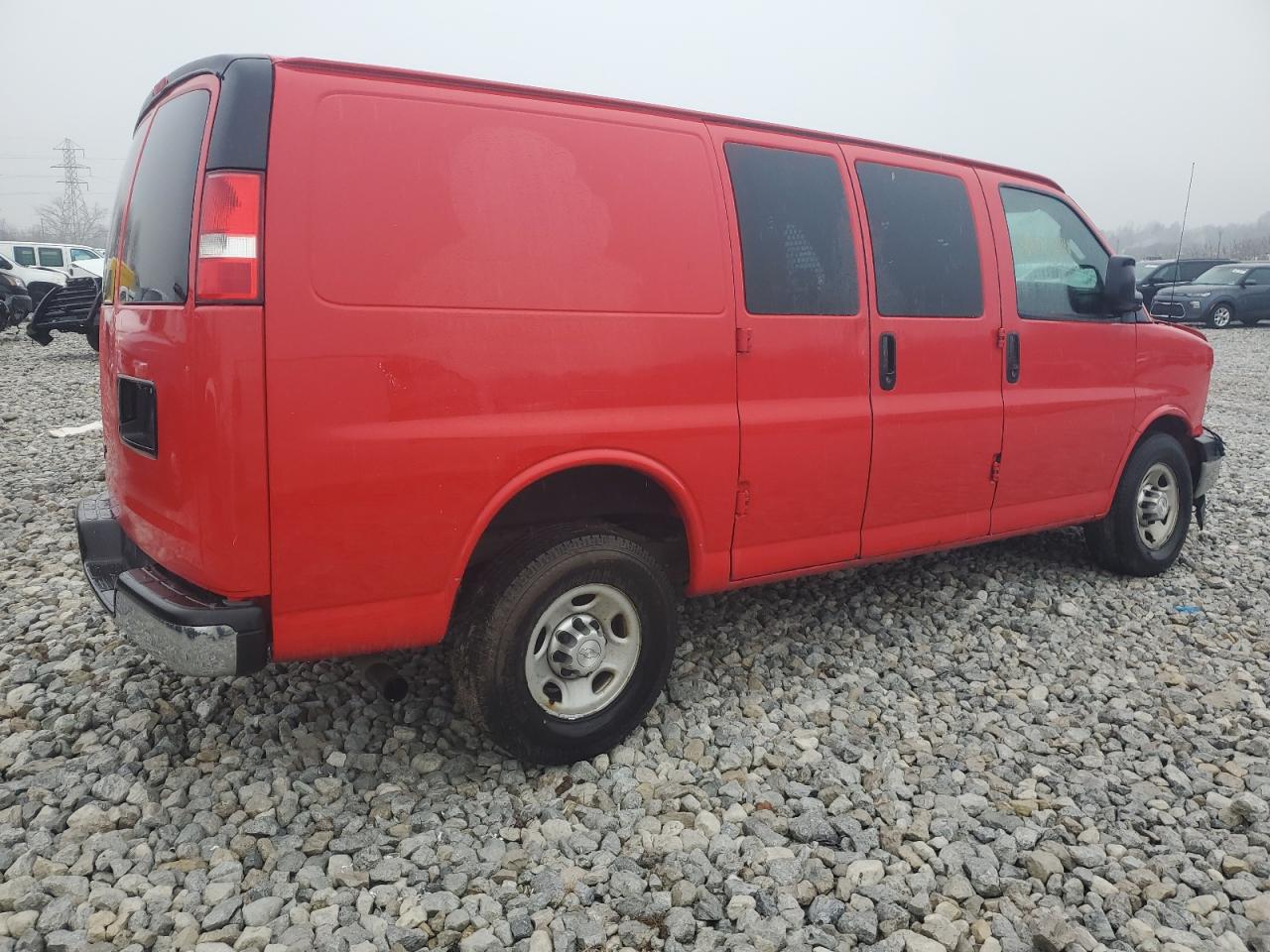 2017 Chevrolet Express VIN 1GCWGAFF2H1135249 Copart auction photo, front end / mechanical damage thumbnail 3