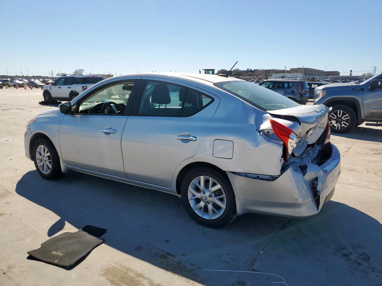 2017 Nissan Versa VIN 3N1CN7AP6HL891609 Copart auction photo, rear end damage thumbnail 2