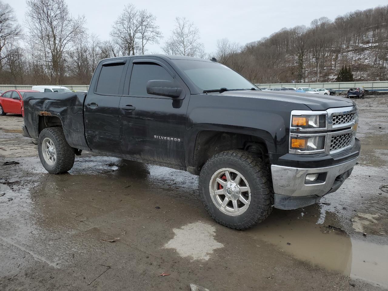 2014 Chevrolet Silverado VIN 1GCVKREC9EZ310173 Copart auction photo, side / rear end damage thumbnail 4