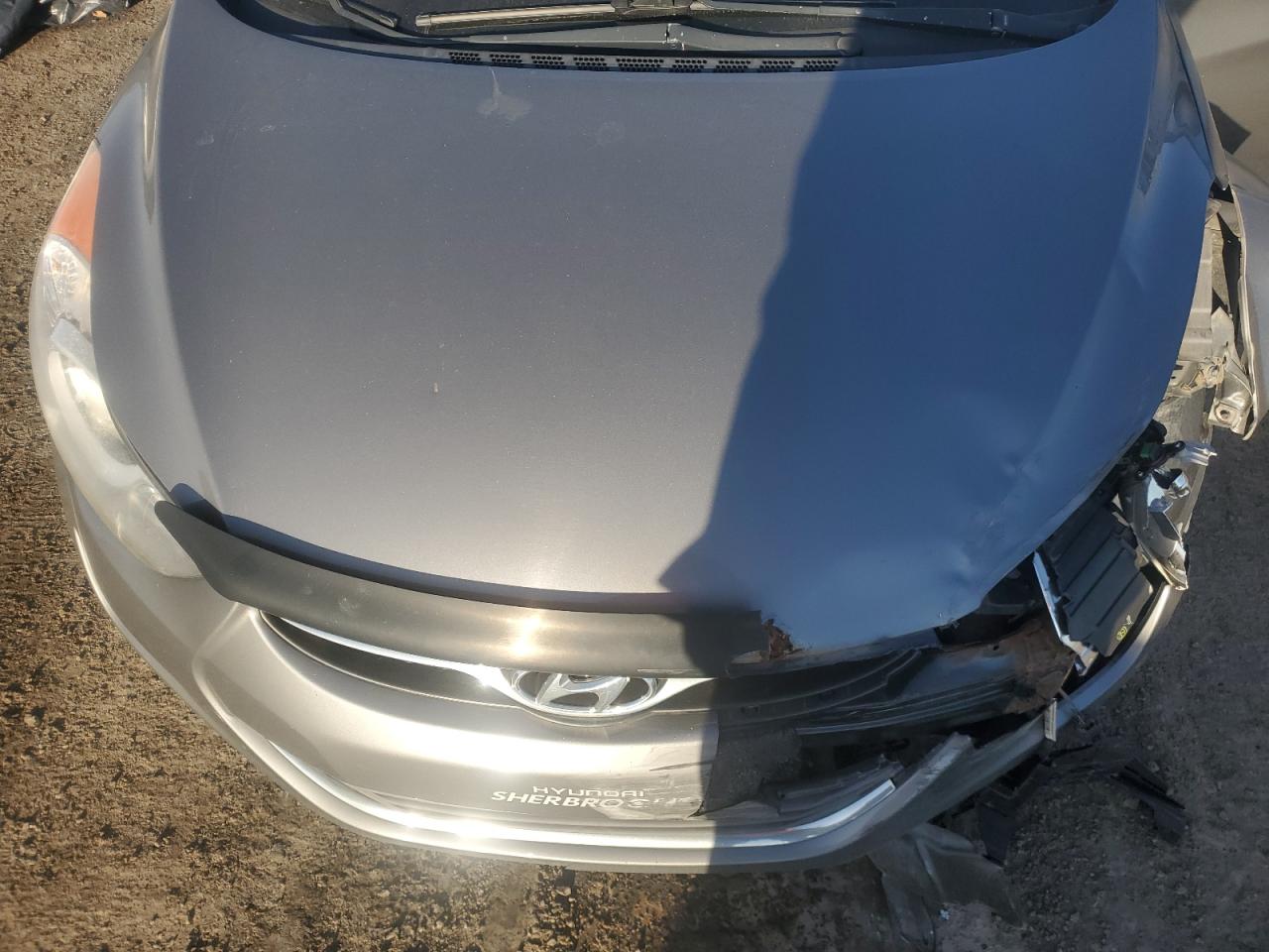 2013 Hyundai Elantra VIN 5NPDH4AE8DH239283 Copart auction photo, front end damage thumbnail 11