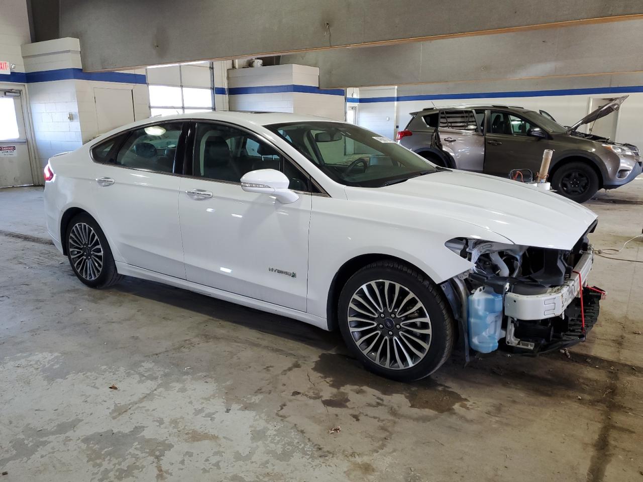 2018 Ford Fusion VIN 3FA6P0RU0JR248011 Copart auction photo, front end / mechanical damage thumbnail 4