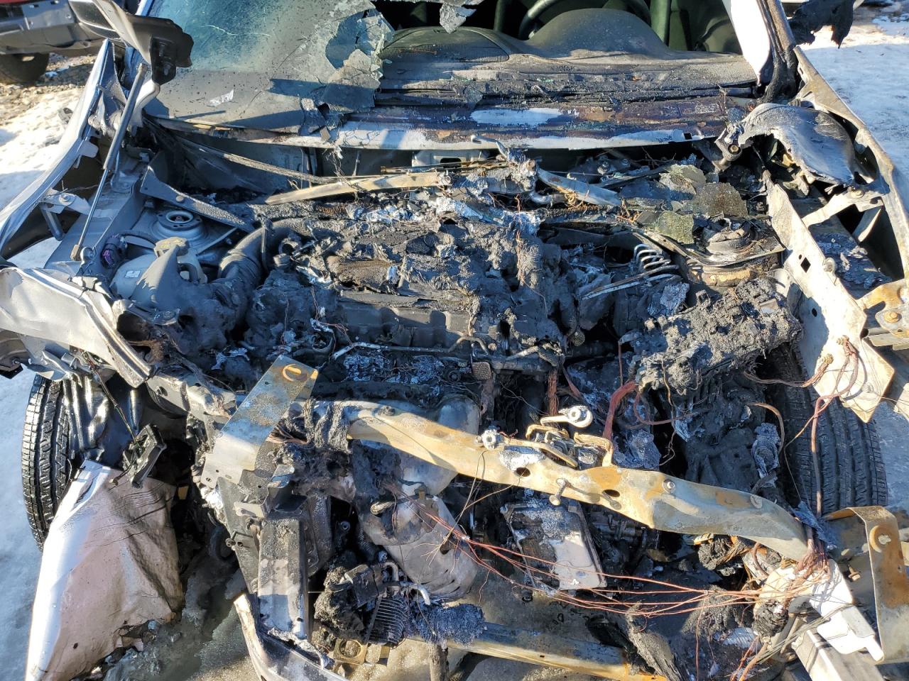 2014 Jeep Grand Cherokee VIN 1C4PJLAB1EW167243 Copart auction photo, front end / burn - engine damage thumbnail 12