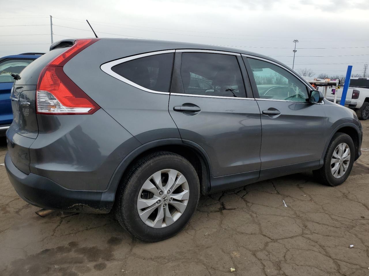 2014 Honda CR-V VIN 5J6RM4H54EL048281 Copart auction photo, side damage thumbnail 3