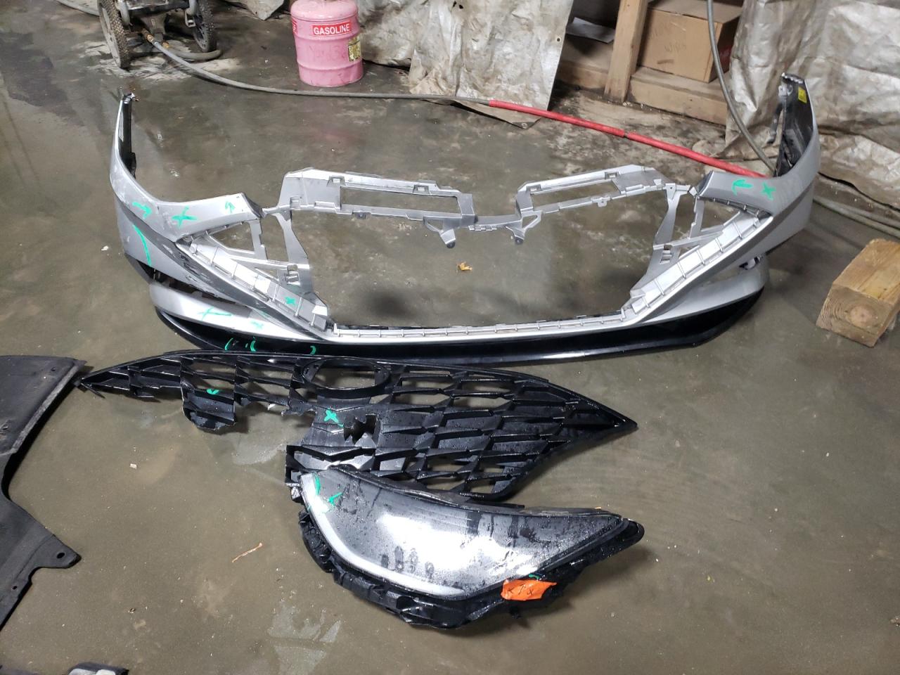 2021 Hyundai Sonata VIN 5NPEJ4J29MH122021 Copart auction photo, front end damage thumbnail 12