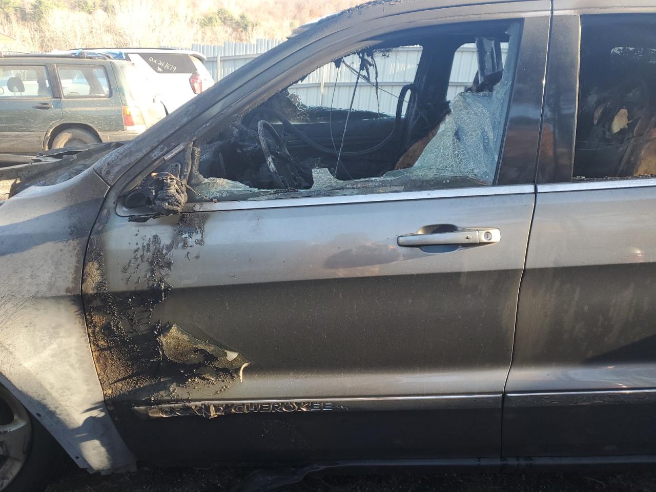 2013 Jeep Grand Cherokee VIN 1C4RJFAG6DC569250 Copart auction photo, burn - engine / burn - interior damage thumbnail 7