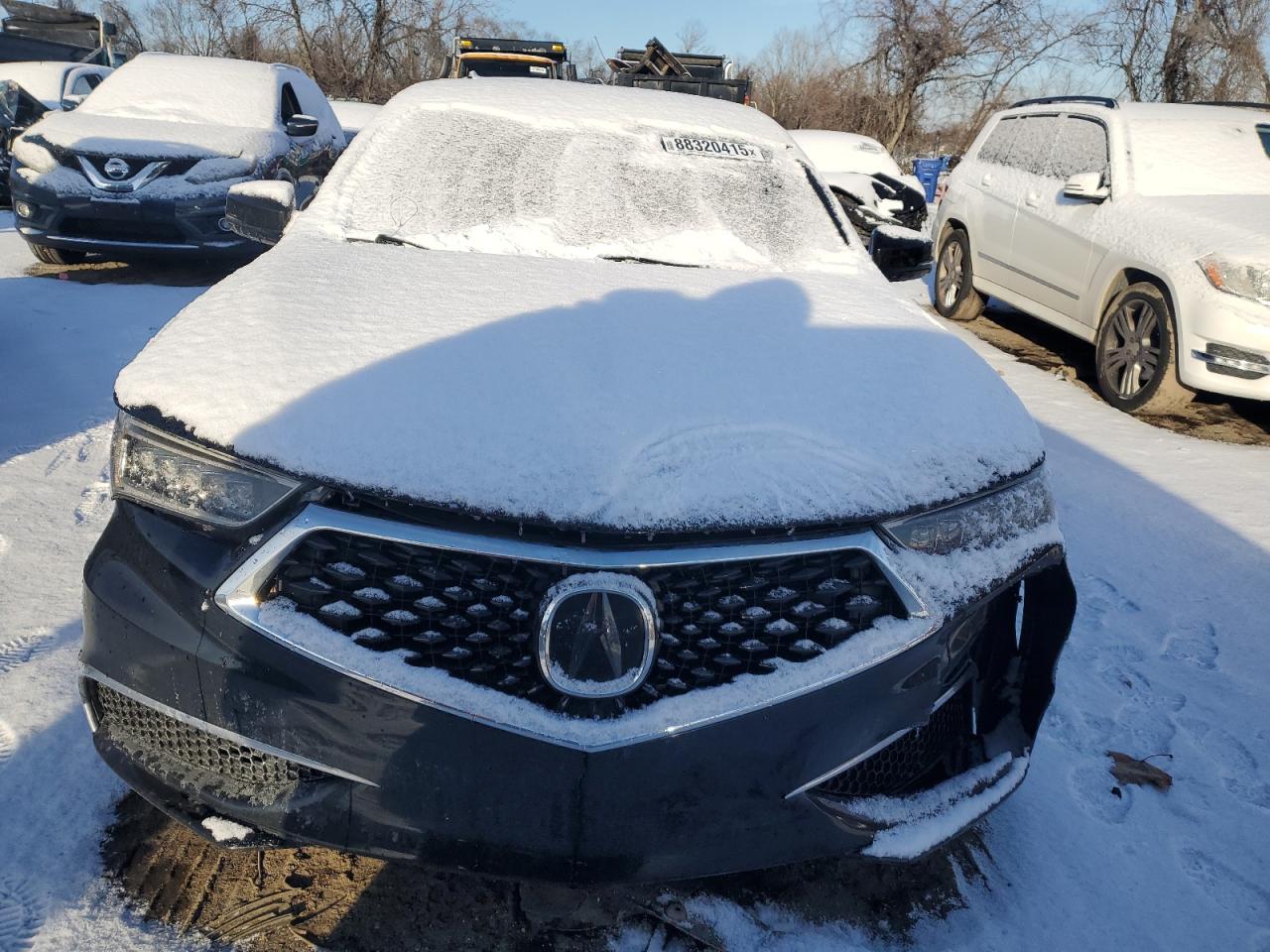 2019 Acura TLX VIN 19UUB2F48KA007097 Copart auction photo, front end damage thumbnail 5