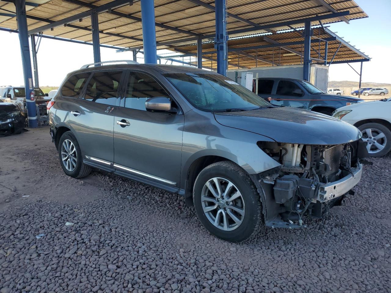 2015 Nissan Pathfinder VIN 5N1AR2MM1FC612343 Copart auction photo, rear end damage thumbnail 4