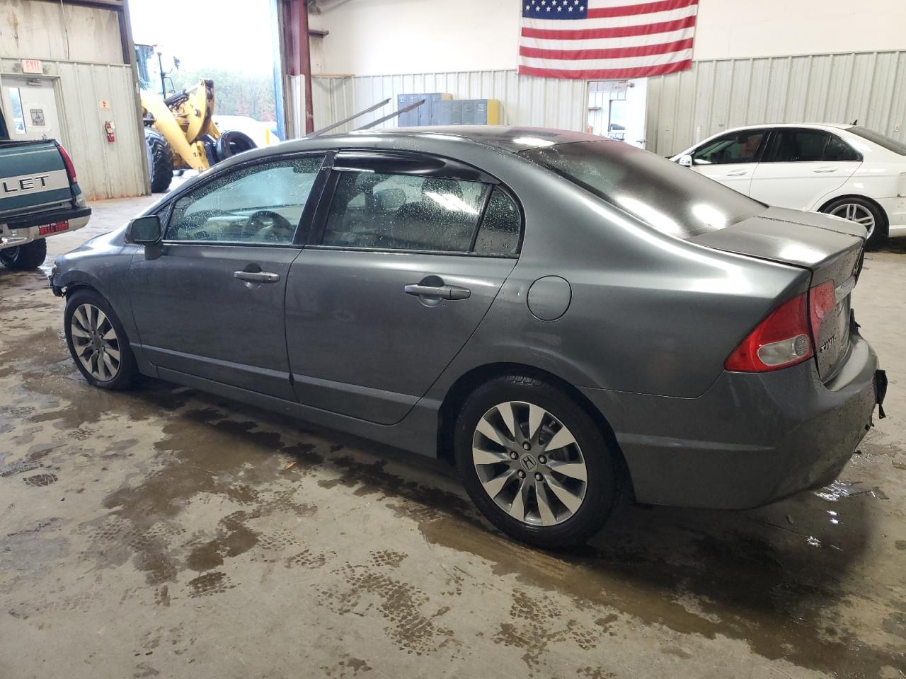 2009 Honda Civic VIN 19XFA16589E039679 Copart auction photo, burn - engine / all over damage thumbnail 2