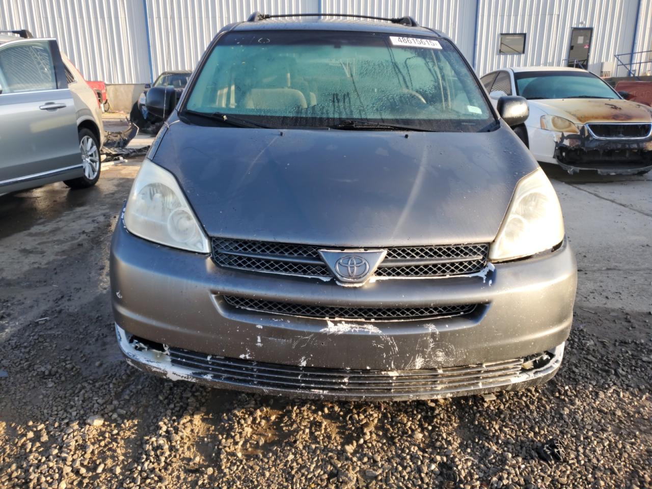 2005 Toyota Sienna VIN 5TDZA23C45S355537 Copart auction photo, side / front end damage thumbnail 5