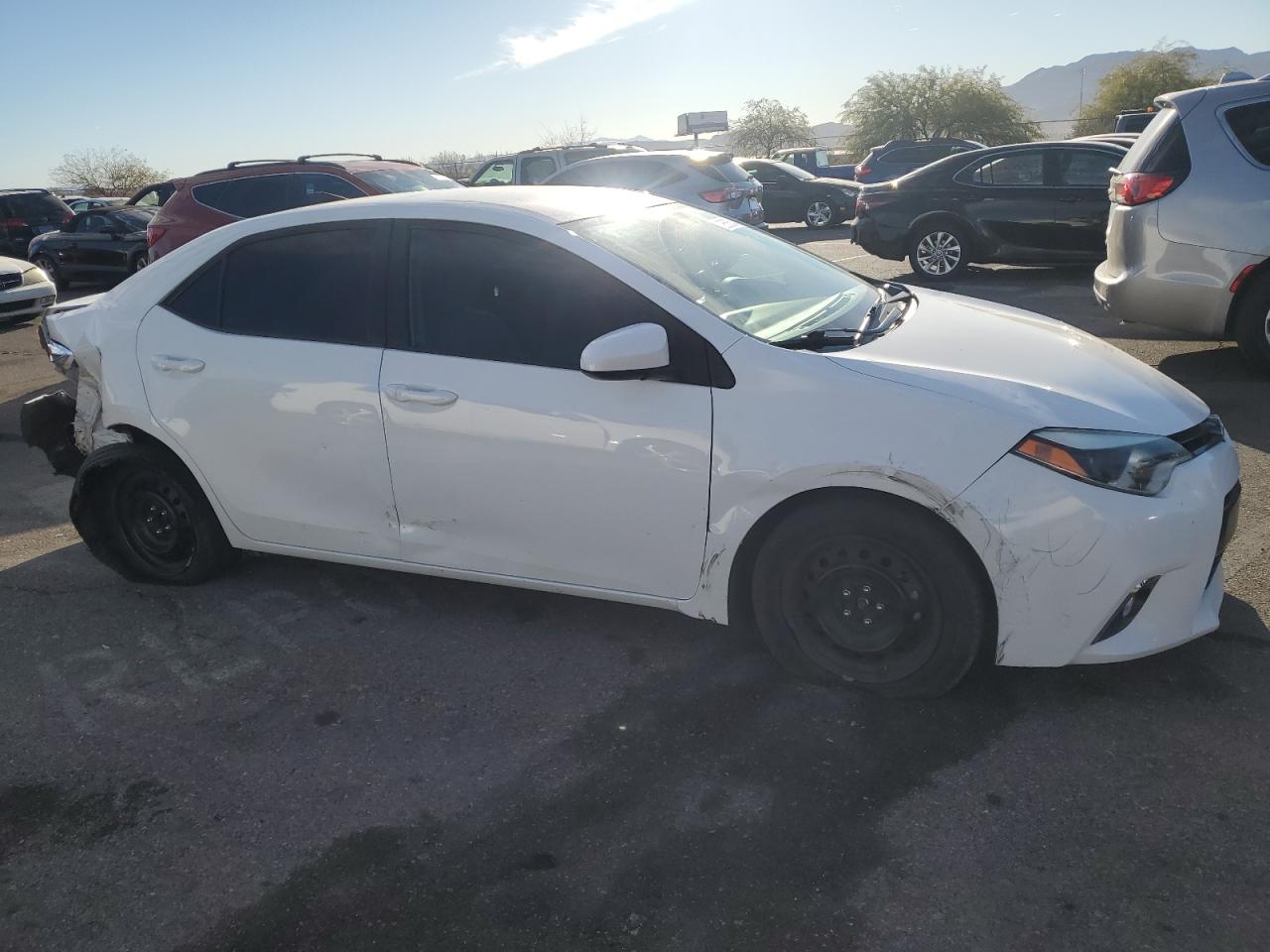 2016 Toyota Corolla VIN 5YFBURHE3GP416464 Copart auction photo, all over damage thumbnail 4