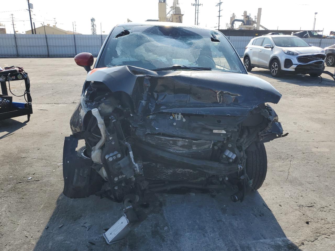 2013 Fiat 500 VIN 3C3CFFFH7DT743277 Copart auction photo, all over damage thumbnail 5