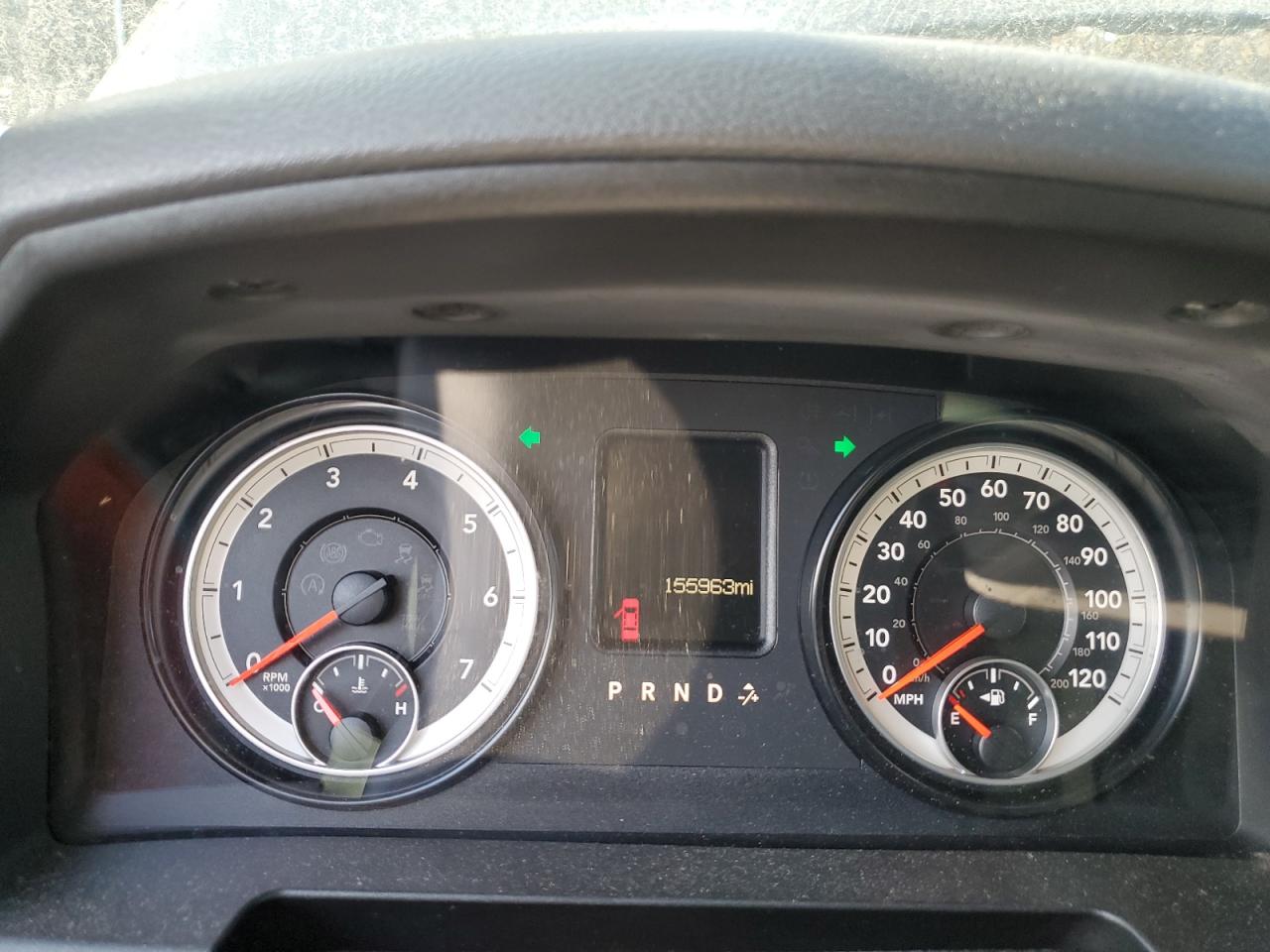 2015 RAM 1500 VIN 3C6RR7KT6FG652355 Copart auction photo, rear end damage thumbnail 9