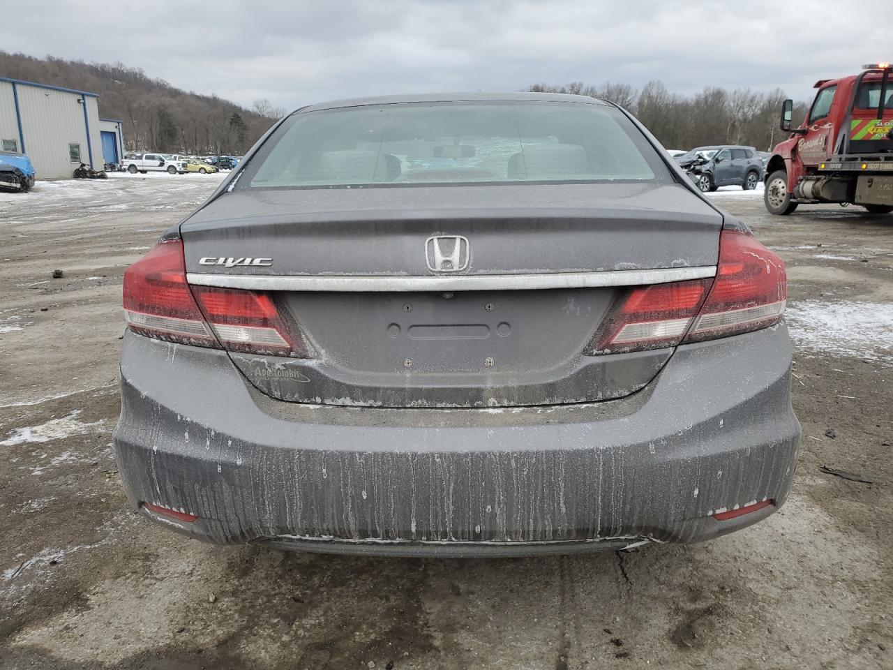 2014 Honda Civic VIN 19XFB2F50EE013090 Copart auction photo, front end / side damage thumbnail 6