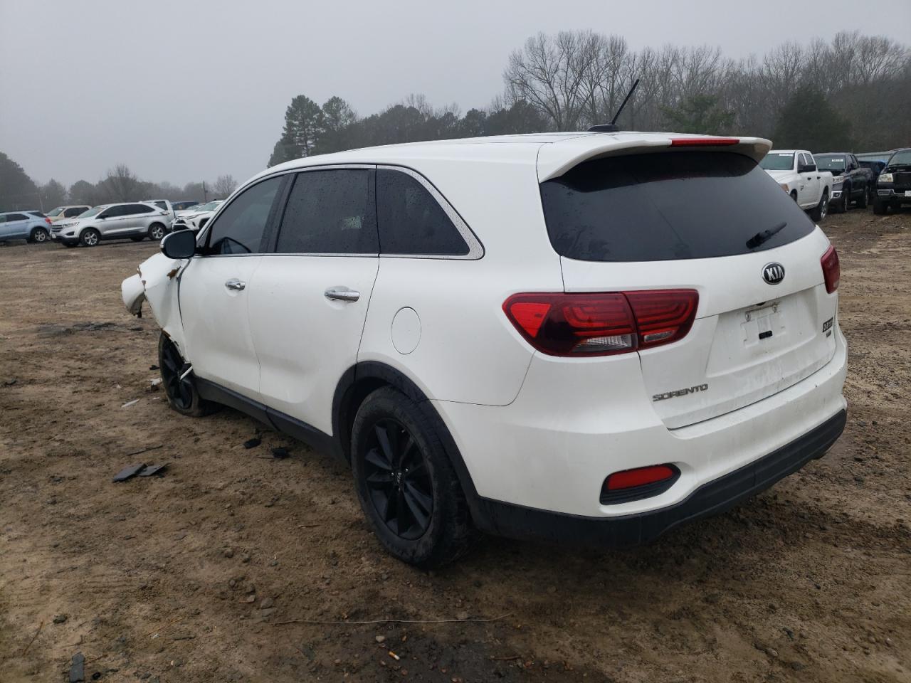 2019 KIA Sorento VIN 5XYPG4A32KG611381 Copart auction photo, front end / minor dent/scratches damage thumbnail 2