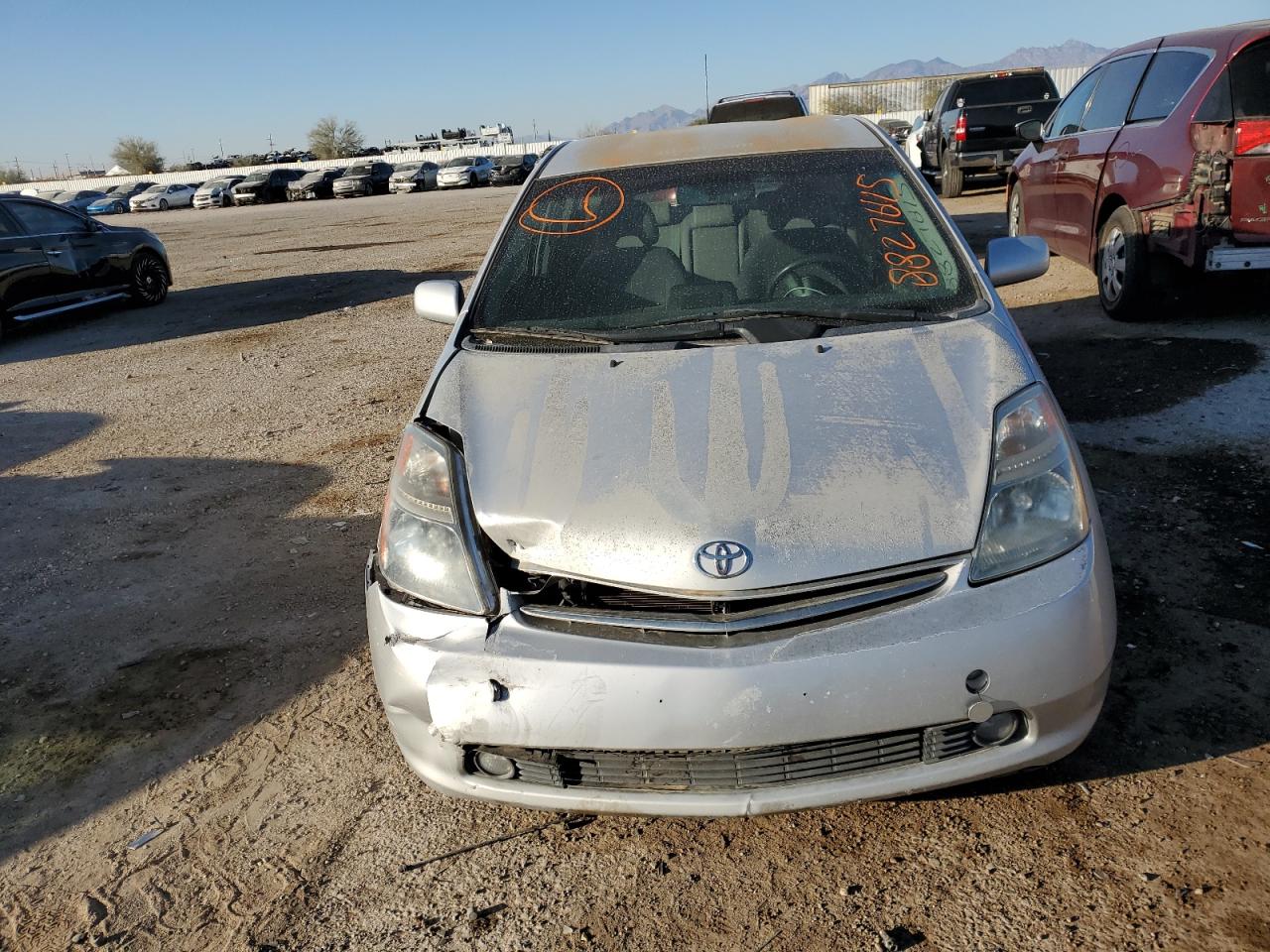 2009 Toyota Prius VIN JTDKB20U293490132 Copart auction photo, front end damage thumbnail 5