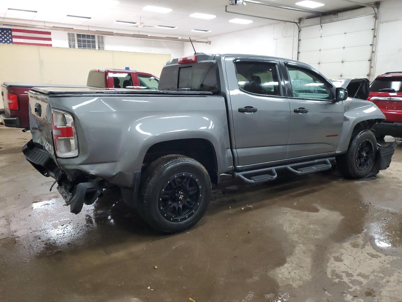 2021 Chevrolet Colorado VIN 1GCGTCEN2M1104842 Copart auction photo, front end / rear end damage thumbnail 3
