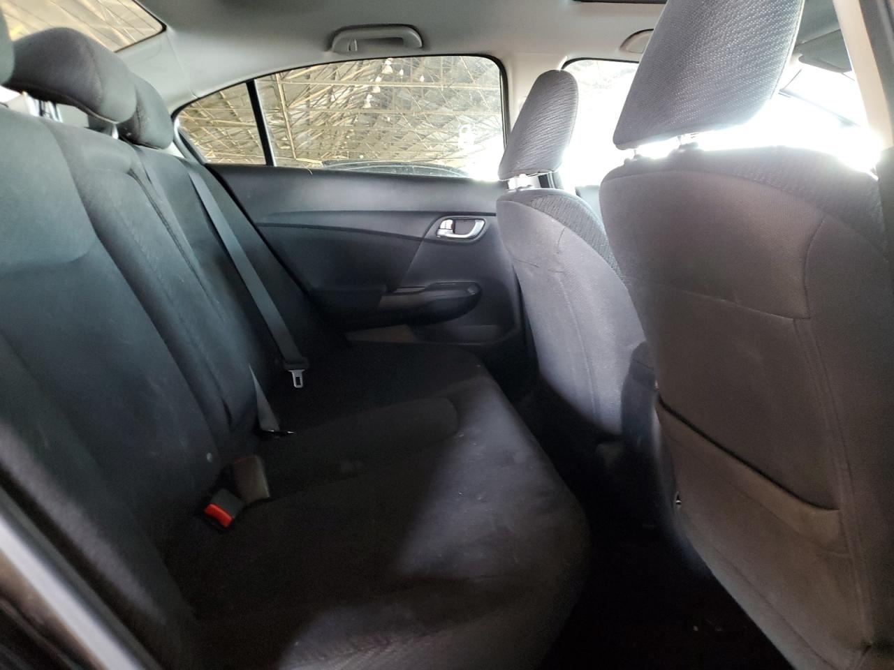 2013 Honda Civic VIN 19XFB2F84DE061233 Copart auction photo, rear end damage thumbnail 10