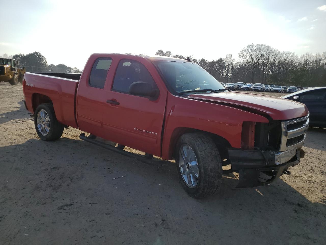 2011 Chevrolet Silverado VIN 1GCRKREA6BZ120777 Copart auction photo, front end / side damage thumbnail 4