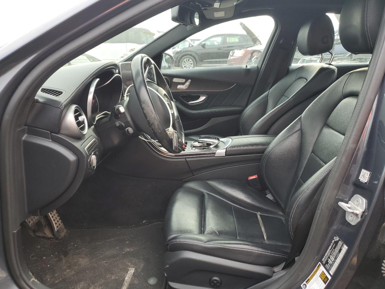 2016 Mercedes-Benz C-klasse VIN 55SWF4KB7GU106857 Copart auction photo, front end damage thumbnail 7