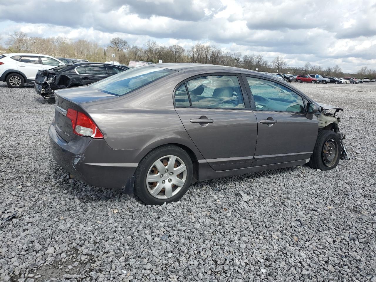2011 Honda Civic VIN 19XFA1F58BE045665 Copart auction photo, front end damage thumbnail 3