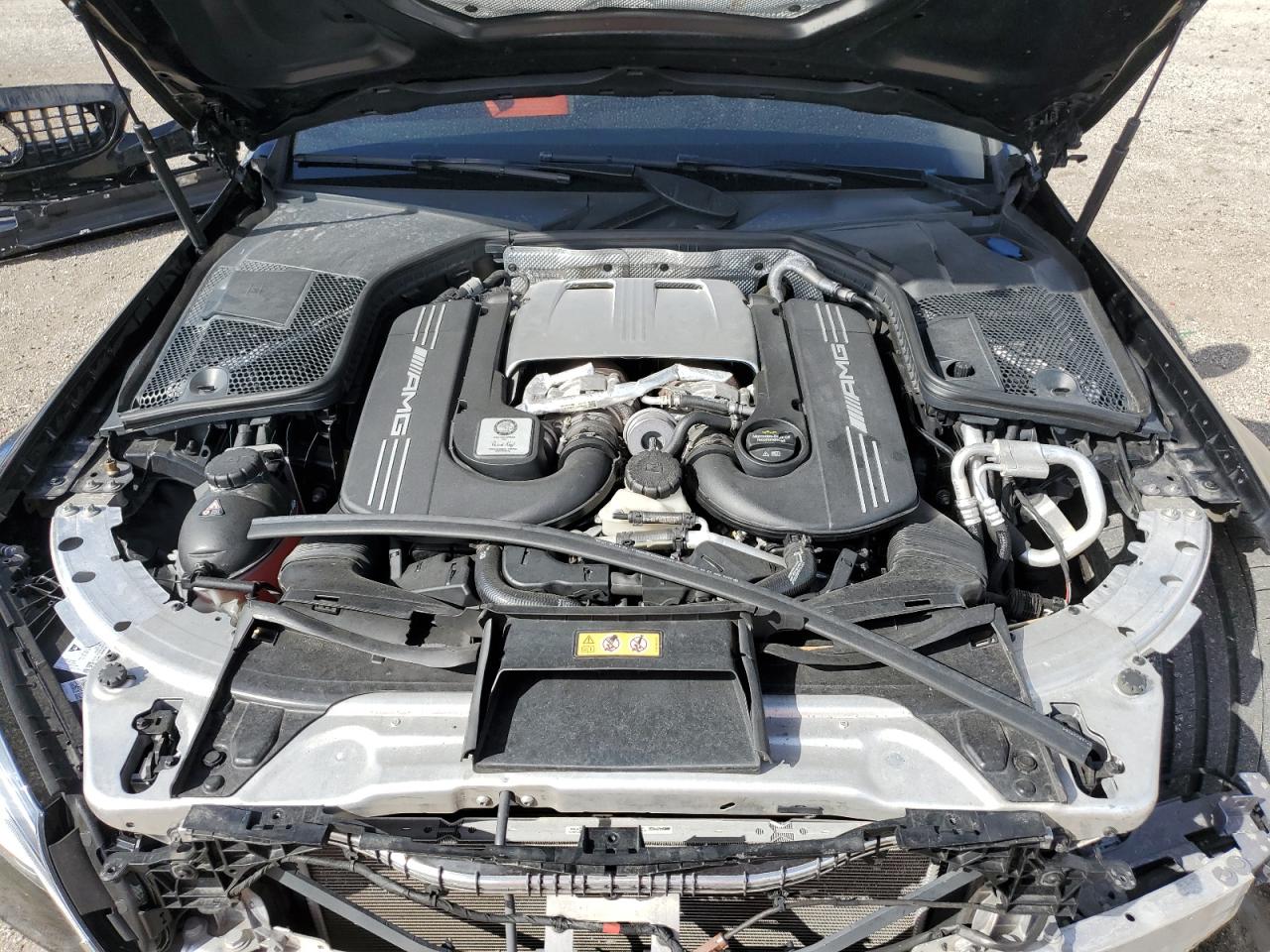 2020 Mercedes-Benz C-klasse VIN WDDWJ8HB7LF944073 Copart auction photo, front end / side damage thumbnail 11