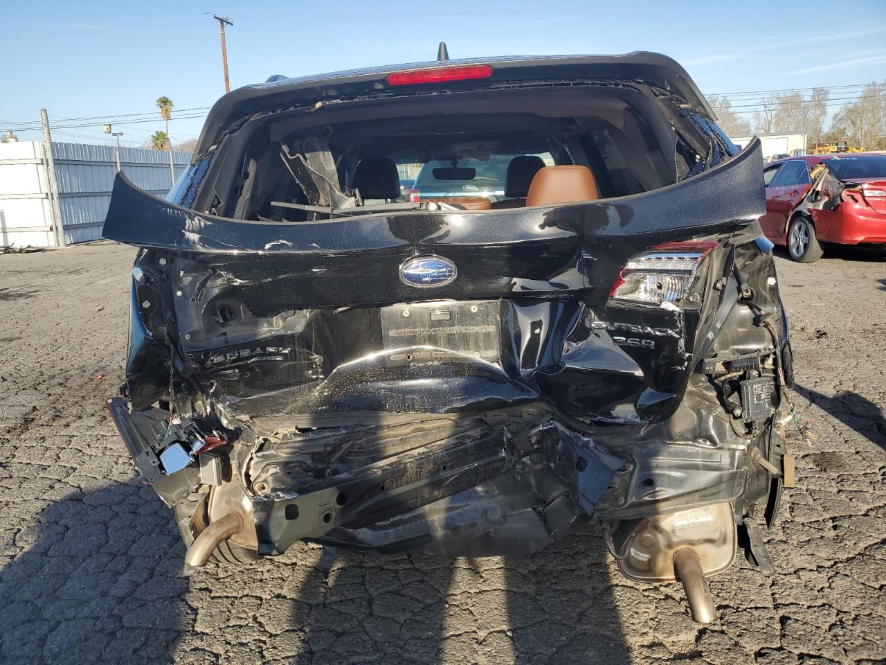 2018 Subaru Outback VIN 4S4BSETCXJ3227455 Copart auction photo, front end / rear end damage thumbnail 6