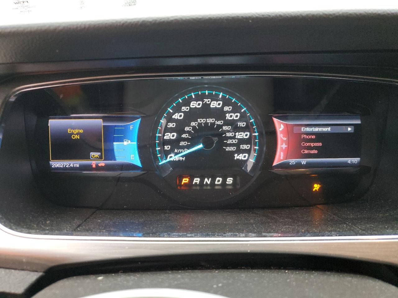 2013 Ford Taurus VIN 1FAHP2E87DG164261 Copart auction photo, front end / mechanical damage thumbnail 9