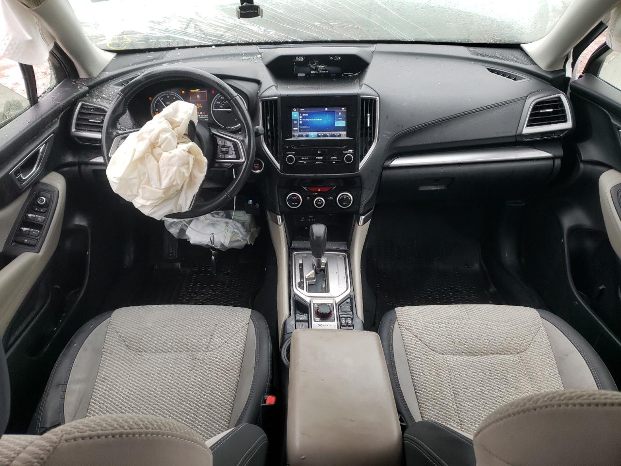2019 Subaru Forester VIN JF2SKAGC0KH588495 Copart auction photo, all over / top/roof damage thumbnail 8