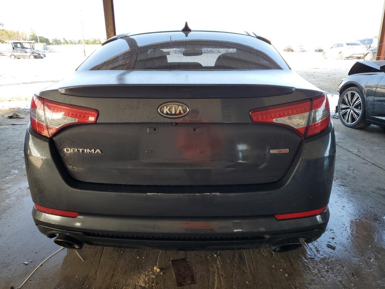 2011 KIA Optima VIN KNAGR4A69B5146866 Copart auction photo, rear end / mechanical damage thumbnail 6