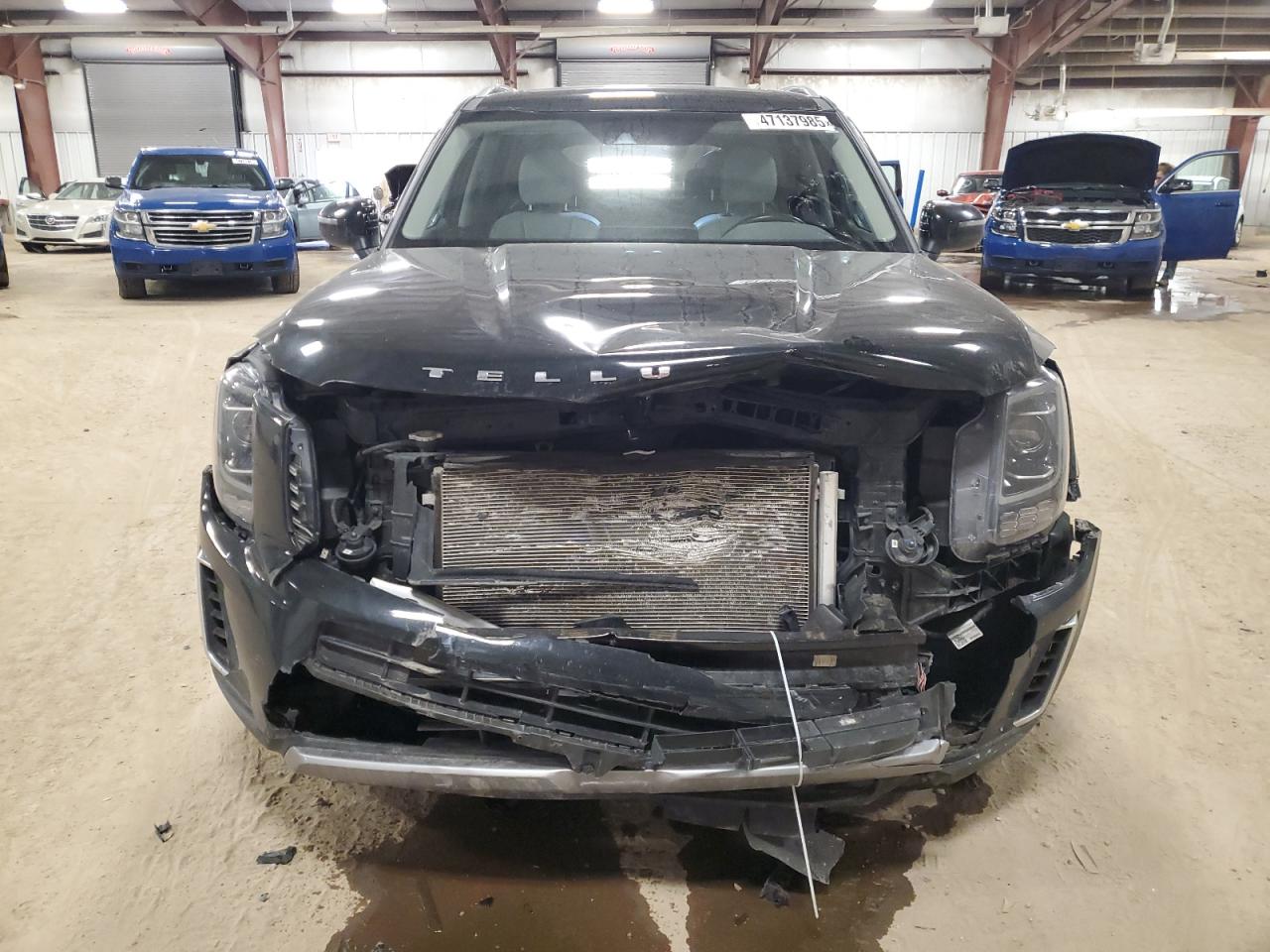 2021 KIA Telluride VIN 5XYP6DHCXMG108659 Copart auction photo, front end damage thumbnail 5
