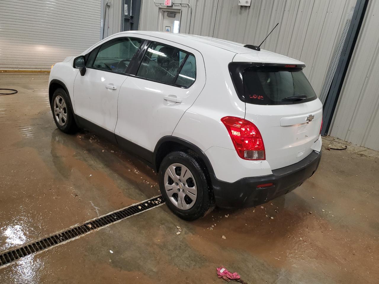 2015 Chevrolet Trax VIN KL7CJKSB0FB181986 Copart auction photo, all over damage thumbnail 2