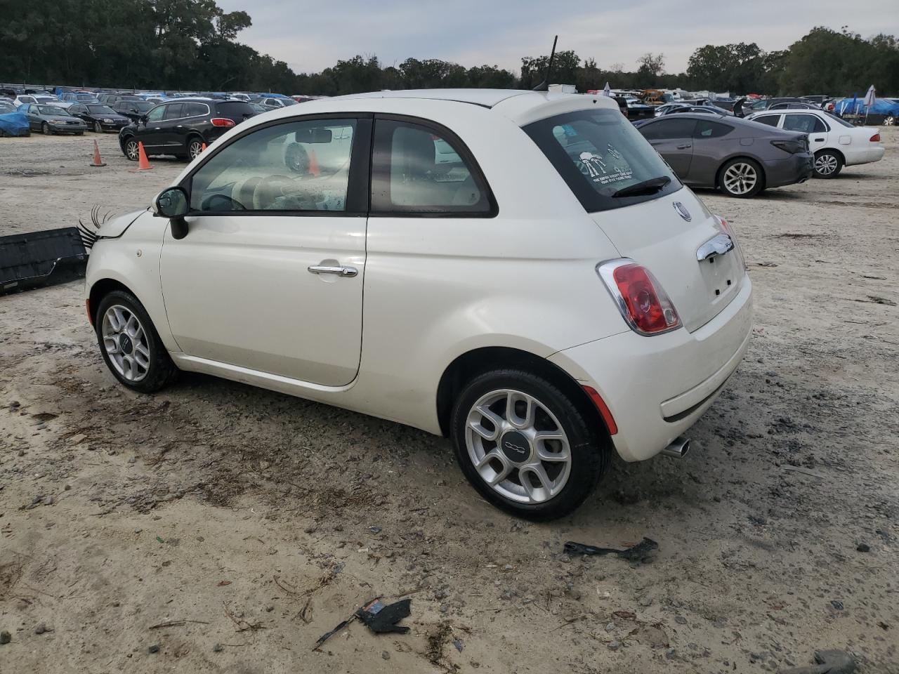 2012 Fiat 500 VIN 3C3CFFAR1CT306387 Copart auction photo, front end damage thumbnail 2