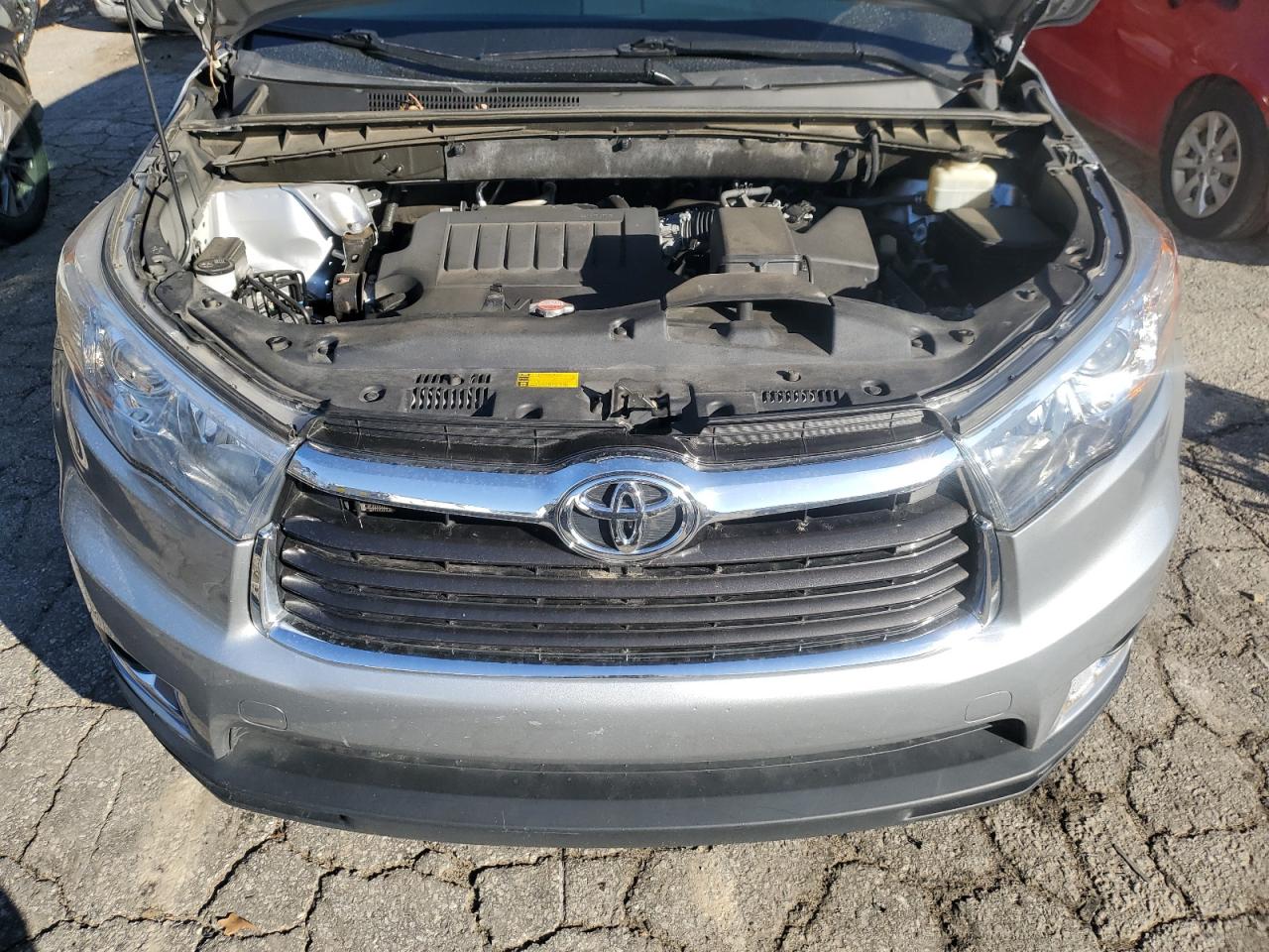 2015 Toyota Highlander VIN 5TDDKRFH1FS217690 Copart auction photo, rear end damage thumbnail 12
